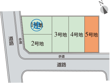エコスクエア 別所町佐土 区画図