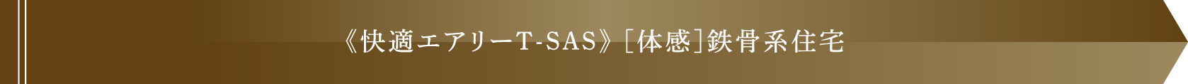 《快適エアリーT-SAS》  ［空気質］ 鉄骨系住宅