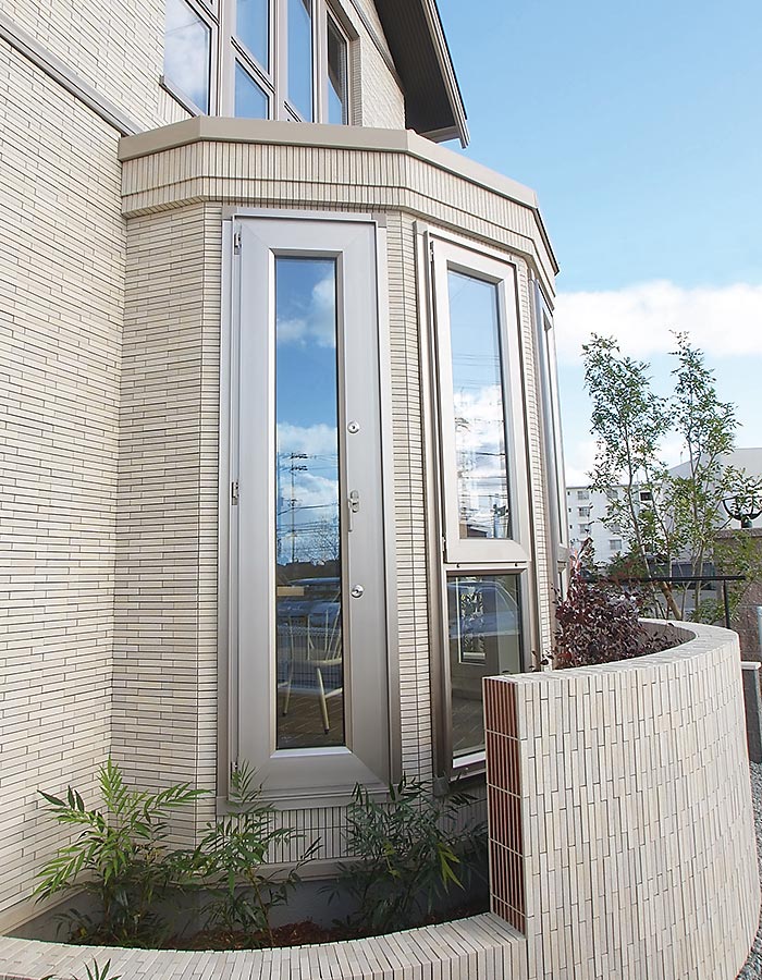 木質系住宅 ABC加古川展示場 外観写真:ボウウインドウ