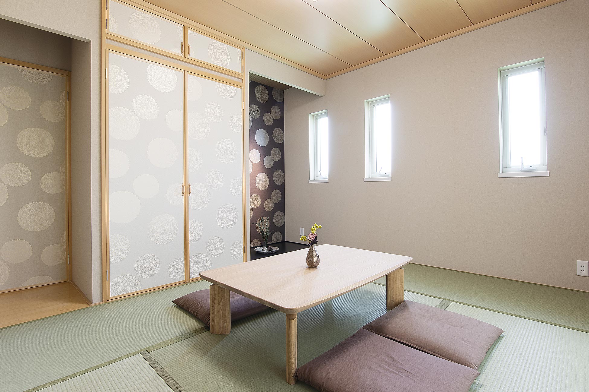 木質系住宅 山崎展示場 内観写真:和室